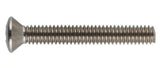 Hillman 881993 Stainless Oval-head Phillips Machine Screw #8-32 x 1 in., 2-Pack