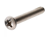 Hillman 882005 Stainless Phillips Oval-Head Machine Screws, 1/4"-20x1-1/2", 2-Pk