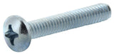 Hillman 882617 Phillips Pan-Head Metric Machine Screws, M6-1.00x20mm, 2-Pack