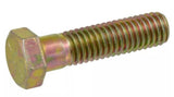 Hillman 882712 Yellow Zinc Hex Cap Screw 1/4 in. -28 x 1/2 in. Grade 8, 2-Pack