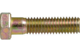 Hillman 882716 Yellow Zinc Standard SAE Hex Cap Screw 1/4"-28 x 1-1/2", 2-Pack