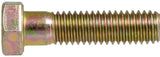 Hillman 882720 Hex Cap Screw 1/4" -28 Fine Threads x 3-1/2" Grade 8 Yellow Zinc