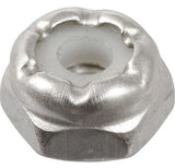 Hillman 882779 Stainless Metric Nylon Insert Stop Nuts M6-1.00, 3-Pack