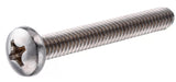 Hillman 883028 Phillips Pan-Head Stainless Machine Screws, #10-24x1-1/4", 2-Pack