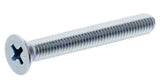 Hillman 884100 Flat-head Phillips Machine Screw M6-1.00 x 60mm Metric, 2-Pack