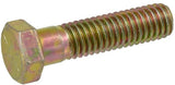 Hillman 884800 Hex Cap Screws 3/8" -24 Fine Thread x 2-1/2" Grade 8 Yellow Zinc