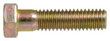 Hillman 9/16 in. -18 Fine Thread x 1-1/2 in. Grade 8 Zinc Hex Cap Screw 3 pack