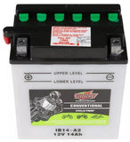 Interstate Batteries IB14A-A2 Powersport Battery 12Volts 14 Amps