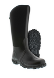 Itasca 684020 Men's Sloped Tall Waterproof Neoprene Rubber Boots, Black, Size 10