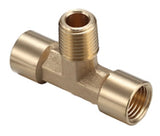 JobSmart J1274 1/4 in. Brass Tee Fitting, J1274