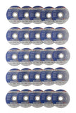 JobSmart QJT210713012 Metal Cut-Off Wheel Set for Angle Grinder 4-1/2", 25 pcs.