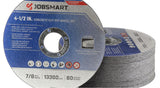 JobSmart QJT220308001 Concrete Cut-Off Wheel Set for Angle Grinder 4-1/2" 25Pack
