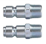 JobSmart STM8T027 3/8 in. T-Plug 3/8 in. Male NPT, 2 pack, STM8T027