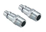 JobSmart STM8T029 3/8 in. I/M Plug 3/8 in. Male NPT Plugs, 300 PSI, 2 Pack