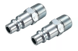 JobSmart STM8T029 3/8 in. I/M Plug 3/8 in. Male NPT Plugs, 300 PSI, 2 Pack