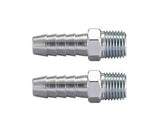 JobSmart STM8T055 3/8" Hose End 1/4" Steel Male NPT, Up to 300 PSI, 2-Pack