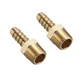 JobSmart STM8T056 Brass 3/8" Hose End 3/8" Male NPT, Up to 300 PSI, 2 Pack