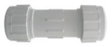LDR Industries 511-43-12-12B Comp Couplings 1/2 inch PVC White