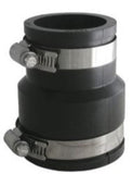 LDR Industries 808 156-215 Flexible Couplings 2 in. x 1-1/2 in. Rubber Black