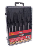 Mibro 476940 Steel Spade Bit Wood Drilling Set, 6 pc.