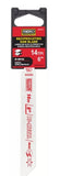 Mibro 832321 Reciprocating Bi-metal Saw Blade - 6 in. x 14 TPI