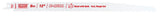 Mibro 830111 - 12 in. Bi-Metal Reciprocating Saw Blade For Wood
