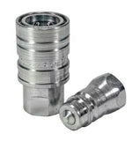 Pioneer Standard Series Hydraulic Quick Coupler,1/2" Double-Acting Sleeve Poppet