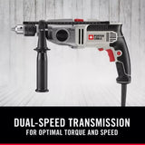 Porter-Cable PC70THD 1/2 in VSR 2-Speed Hammer Drill