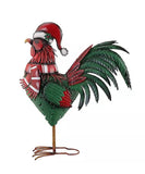 Red Shed ZT221217 Weather-resistant Decorative Christmas Rooster Statue