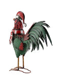 Red Shed ZT221217 Weather-resistant Decorative Christmas Rooster Statue