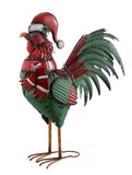 Red Shed ZT221217 Weather-resistant Decorative Christmas Rooster Statue