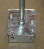 Southwire 52C6-UPC 4 Square Steel Blank Flat Cover, 1/2 in.