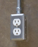 Southwire G19380-UPC Handy Duplex Receptacle Box Cover, 4 in. x 2-1/8 in.