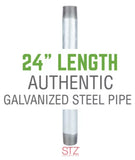 STZ 306 12X24 Nipple Black 1/2X24, 306 12X24