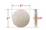 SuperSliders Heavy-duty Self-adhesive Gorilla Glue Felt Furniture Pads - 48 pcs.