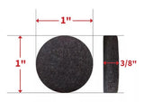 SuperSliders 4728421G Self-adhesive Gorilla Glue Felt Furniture Pads 1" - 16 pcs