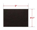SuperSliders Self-adhesive Gorilla Glue Felt Furniture Pads, 4.5 in.- 2 pcs.