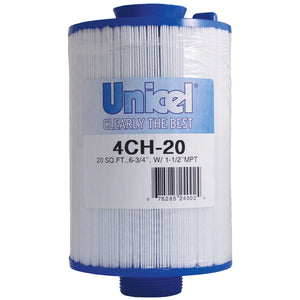 Unicel 20 Sq.Ft. 6-3/4" 1-1/2"Mpt Cartridge Filter