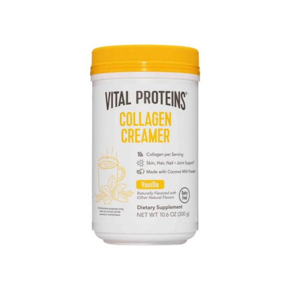 Collagen Creamer Powder for Hair, Skin & Nails - Vanilla (10.6 oz./12 Servings)