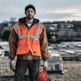 Walls Outdoor Goods YE119VY9 Unisex Hi-Vis Orange ANSI II Mesh Safety Vest, 3XL