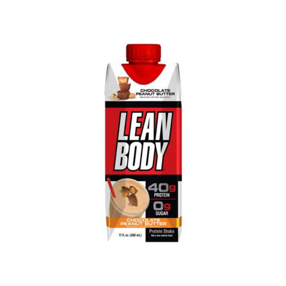 Lean Body Protein Shake - Chocolate Peanut Butter (12 Bottles)