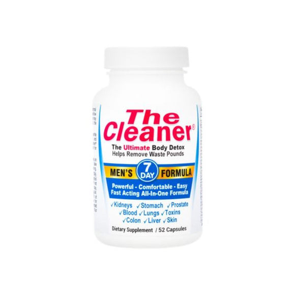 The Cleaner - 7-Day Men's Formula - Ultimate Body Detox (52 Capsules)
