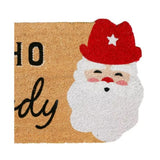 Red Shed 25F04389RL Ho Ho Howdy Coir Christmas Door Mat, 32 in. x 18 in.