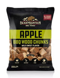 Bear Mountain FC32 Apple BBQ Wood Chunks Mild Sweet Flavor 350 Cu in.