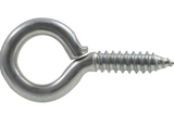 Hillman Hardware Essentials 851771 Zinc Large Screw Eye 0.192" X 1-5/16", 4-Pack