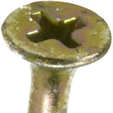 Hillman 48813 Fas-n-Tite Yellow Steel Zinc Interior Wood Screws #8 x 3", 77-Pack