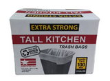 Revolution 13-JAD 13 gal. Capacity Tall Kitchen Trash Bags, 100 ct.