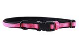 Retriever 15422 Q AQB18 Polyester Adjustable Soft Dog Collar, Pink, 26 in.