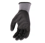 Boss B33131-L10P Men's PU Dipped Work Gloves, 10 Pack, Black/Gray, Large