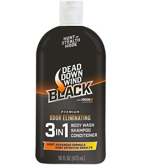 Dead Down Wind 127160 Black 3 IN 1 Body Wash, Shampoo & Conditioner, 16 oz.